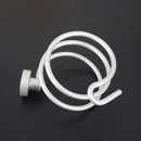 Wall Mounted Hair Dryer Holder Rack Space Aluminum Bathroom Stand Shelf DJL