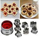 7pcs Stainless Steel Biscuit Pastry Cookie Cutter Cake Decor Baking Mou MNP