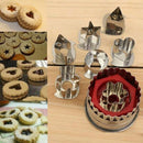 7pcs Stainless Steel Biscuit Pastry Cookie Cutter Cake Decor Baking Mould