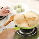 3pcs Bamboo Foldable Non-slip Heat Resistant Pan Holder Mat Pad For Kitchen EOL