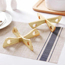 3pcs Bamboo Foldable Non-slip Heat Resistant Pan Holder Mat Pad For Kitchen FDS