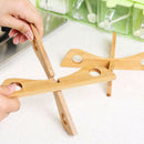 3pcs Bamboo Foldable Non-slip Heat Resistant Pan Holder Mat Pad For Kitch HLZ