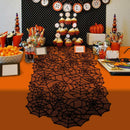 Halloween Spider Web Table Runner Black Lace Tablecloth Cover Party Tab GKM