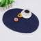 4pcs Round Dining Table Place Mats Cotton Braided Non Slip Placemats Prot HCK