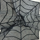 30" Halloween Octagon Creepy Spiderweb Table Runner Tablecloth Party Props h hg
