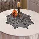 30" Halloween Octagon Creepy Spiderweb Table Runner Tablecloth Cover Party Ym