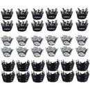 36pcs Black Halloween Hollow Cake Paper Cup Liners Baking Cupcake Wrappers CVF
