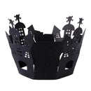 36pcs Black Halloween Hollow Cake Paper Cup Liners Baking Cupcake Wrappers CVF