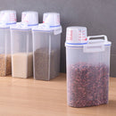 Clear Large Capacity Dry Food Container Durable Cereal Storage Box