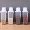 Clear Large Capacity Dry Food Container Durable Cereal Storage Box