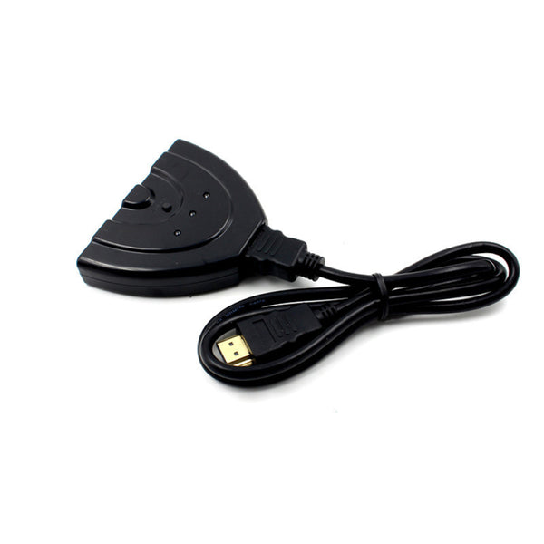 1x 3 Port HDMI Splitter Cable 1080p Multi Switch Switcher HUB Box LCD HD AIP