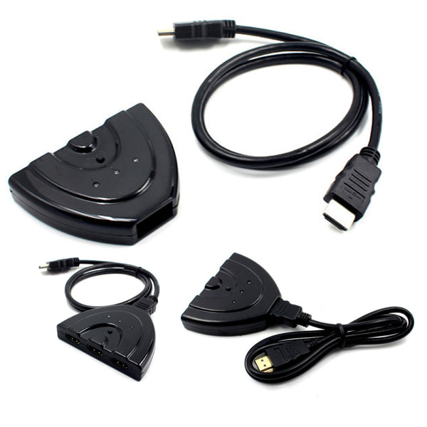 1x 3 Ports HDMI Splitter Cable 1080P Multi Switch Switcher HUB Box HDTV P FTP