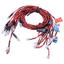 12 LED Flashing Head Light Lamp System 2.4G CH2 Kit For RC 1:10 Scale Car Truck