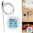 Electronic Food Meat Thermometer Timer Oven Cake Sugar Milk Drink Tempe JDG