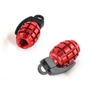 4Pcs Tire Wheel Rim Stem Air Valve Caps Cover Car Truck Bike Grenade HOT SEU