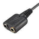 RJ11 to 3.5mm Female Headset/Headphone Adapter Cable Stereo Converter New KFH