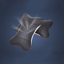 Travel Car Auto Seat Head Neck Rest Leather Cushion Pad HeadRest Bone Pill WYZ