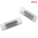2PCS 18LED White Number License Plate Light Lamp For VW Golf Jetta Caddy  TGL
