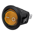 20pcs 12V LED Dot Light Car Auto Boat Round Rocker ON/OFF Toggle SPST Switch