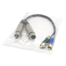 Kable 3 zoll  XLR Stecker auf Dual Buchse Kabel Adapter 1m QSO