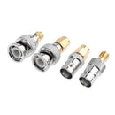 8 Pcs BNC To SMA Type Male Female RF Kit Adapter Connector Test Converter DXR