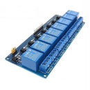8-way Relay Module 12V with Optocoupler Isolation Supports High Low Tri QHU