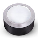 Big Dome 5X Glass Optical Table Magnifier 3 LED Light Coin Stamp Loupe Read
