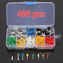 400X Isolierte Kabel Pin End Crimp Terminal Draht Kupfer Stecker Kit Pra CUO