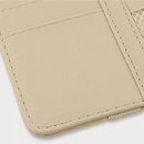 1x Beige Car Van Truck Sun Visor PU Sunshade Cards Pen Storage Bag Holder Case H