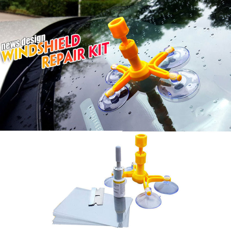 Windscreen Windshield Repair Tool Set Car Kit Wind Glass For Chip Crack DIY