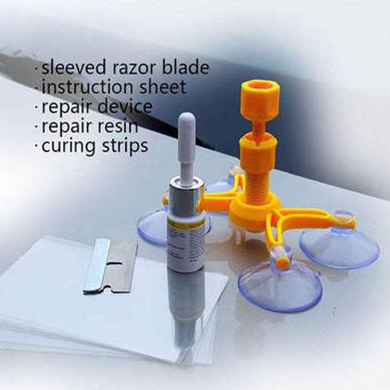 Windscreen Windshield Repair Tool Set Car Kit Wind Glass For Chip Crack DIY