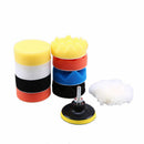 11pcs 3"/80mm Compound Drill Buffing Sponge Pads Kit for Car Sanding Polishing N