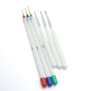 6PCS Acrylic Nail Pen Set Painted Supplies Brush Draw Flower Manicure Tools MHI