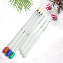 6PCS Acrylic Nail Pen Set Painted Supplies Brush Draw Flower Manicure Tools MHI