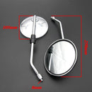 2pcs Universal Motorbike Scooter Moped 8 mm Rearview Mirror for Dirt Bike TLJ