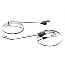 2pcs Universal Motorbike Scooter Moped 8 mm Rearview Mirror for Dirt Bike TLJ