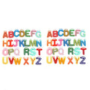 Colorful Magnetic Wood Sweet Alphabet Fridge Magnets Child Education PFT