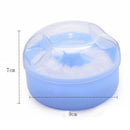 Cosmetic Tool Baby Multicolored Container Puff Body Powder Sponge Box Face 2x df