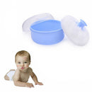 Cosmetic Tool Baby Multicolored Container Puff Body Powder Sponge Box Face 2x df
