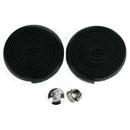 2 X Cycle Road Bike Sports Bicycle Cork Handlebar Tape Wrap Black + 2 Bar Plug