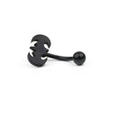 Fashion Steel Bat Man Belly Button Ring Navel Bar Stud Piercing Jewelry fds