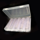 100x 30mm Coin Display Cases Capsules Holder Clear Plastic Round Stora XCF SXS