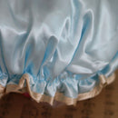 Blue Ribbon Waterproof Elastic Band Lace Bow Hat Hair Bath Shower Bouffant MDM