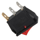 5Pcs  Button On-Off 3 Pin Rocker Switch DPST LED Boat Car Rectangle Light WBN