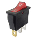 5Pcs  Button On-Off 3 Pin Rocker Switch DPST LED Boat Car Rectangle Light WBN