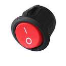 3 x Mini Rocker Switch Round Red Car Boat 2 Pin SPST Power ON-OFF 12V 125 CYX