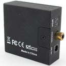 Optical Coaxial Toslink Digital to Analog Converter Adapter RCA L / R 3.5mm VDQ
