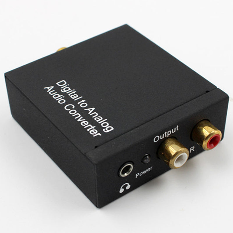 Digital to Analogue Audio Converter Coaxial Coax Optical Toslink RCA L/R A HXG