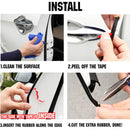 Car Door Edge Protector Strip 10m Door Protection Black Grey Doorguard