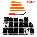 435Pcs Car Body Trim Clips Retainer Bumper Rivets Screw Panel Push Fastener Kit